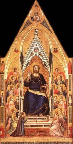 GIOTTO di Bondone Christ Enthroned France oil painting art